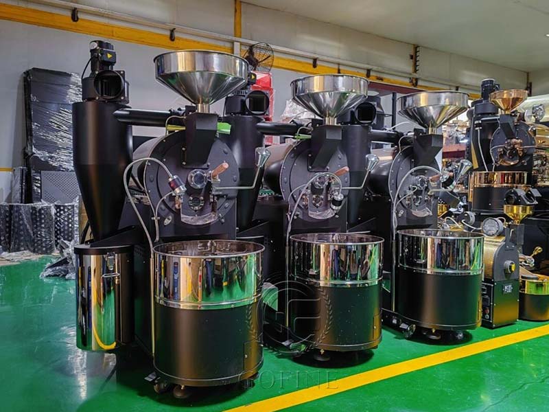 1kg-200kg coffee roasters cover full production capacity