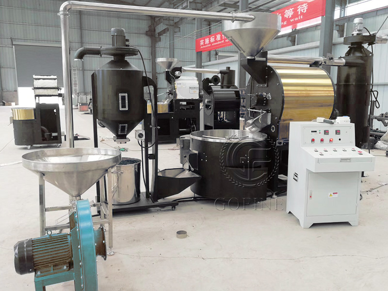 Coffee Bean Mass Production 120kg Commercial Coffee R