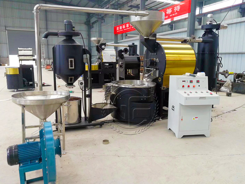 Commercial factory-specific coffee roaster