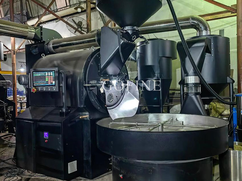 30kg Touch Screen Industrial Coffee Roaster | PLC Automatic Batch Roasting Machine